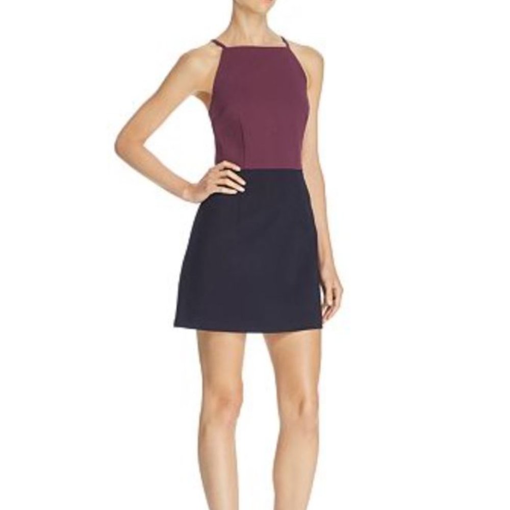 French Connection Sleeveless Color-Block Dress S 6